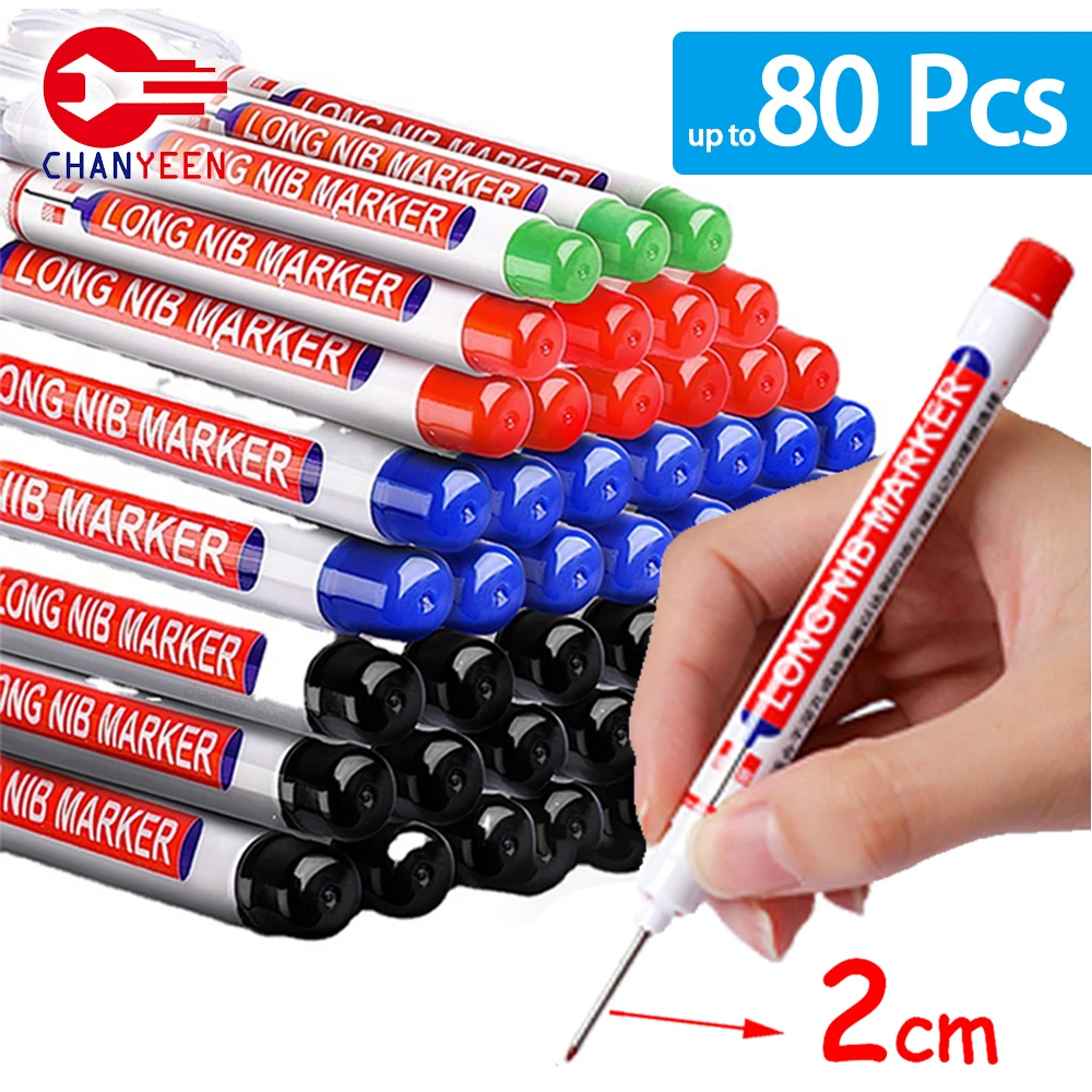Garden Row Marker - 4-80Pcs 2cm Waterproof Long Head Markers