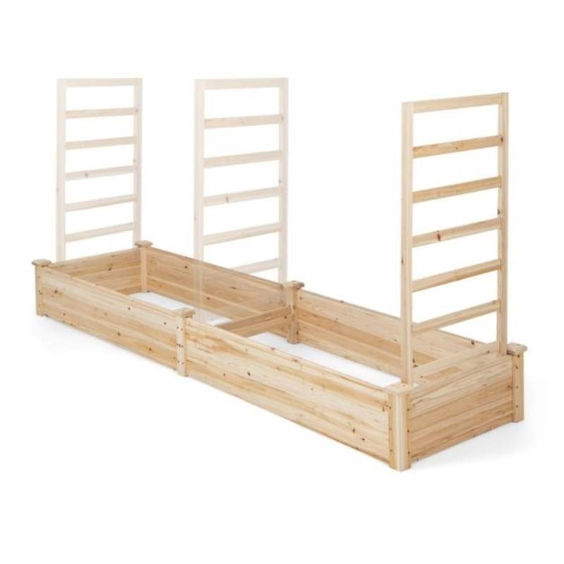 Raised Bed Planter Box - Raised Garden Bed with Planter Box
