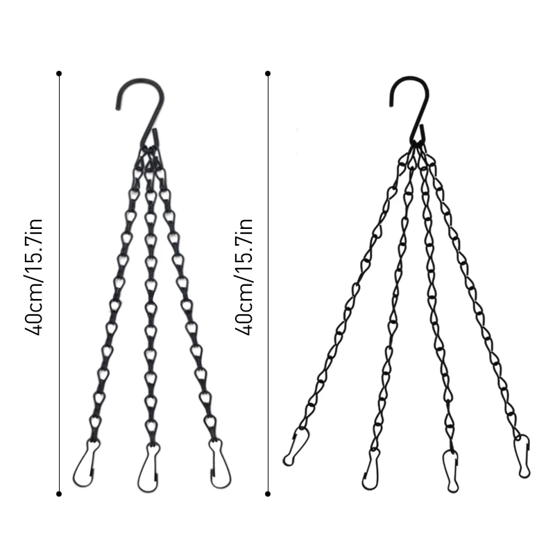 Gardening Tools Range - 1pc 40cm Garden Basket Hanging Metal