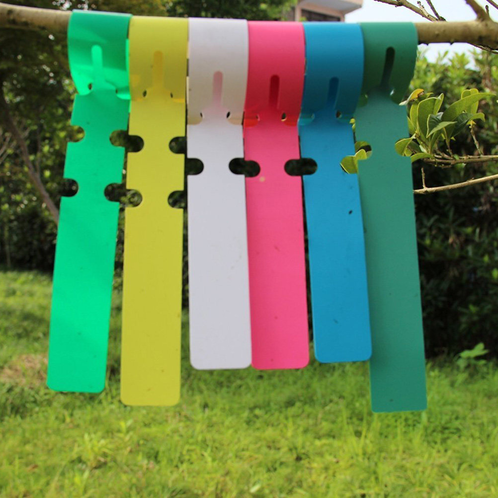 Garden Row Marker - 100Pcs Weatherproof PVC Plant Tags Uv