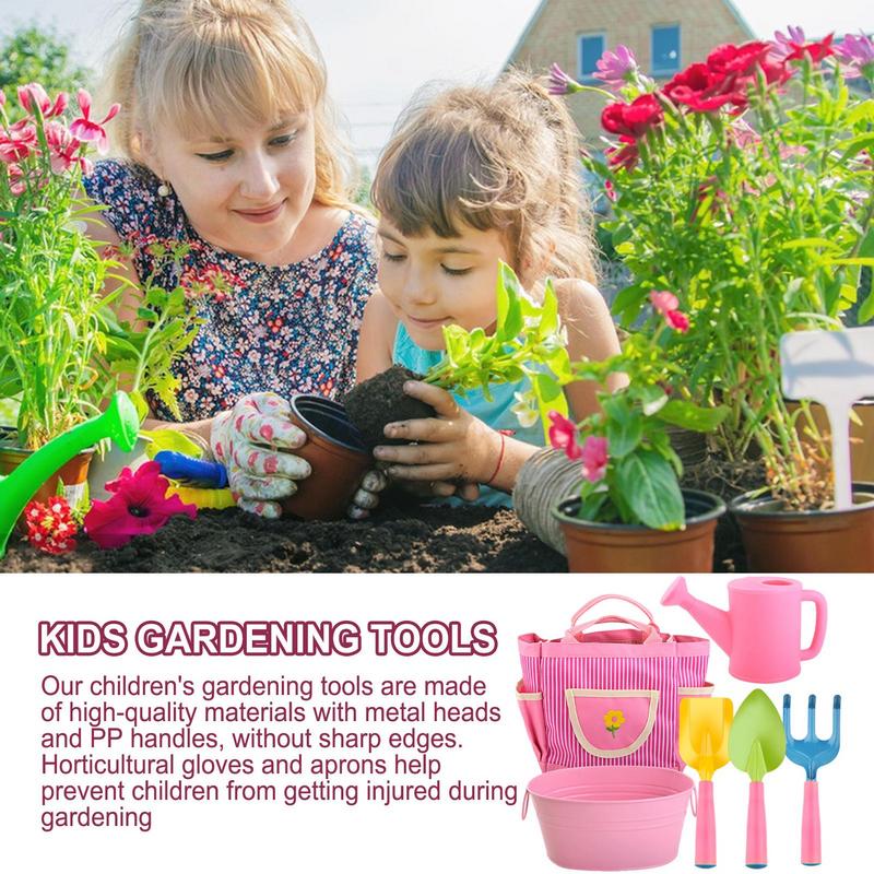 Gardening Tools For Toddlers - Kids Gardening Tool Set 6X Backyard