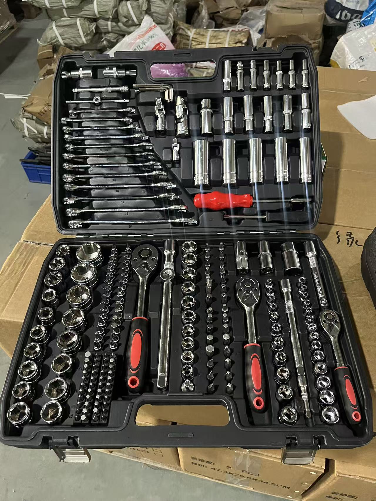 Gardening Tools Set - 216-Piece DIY Auto Repair Tool Kit
