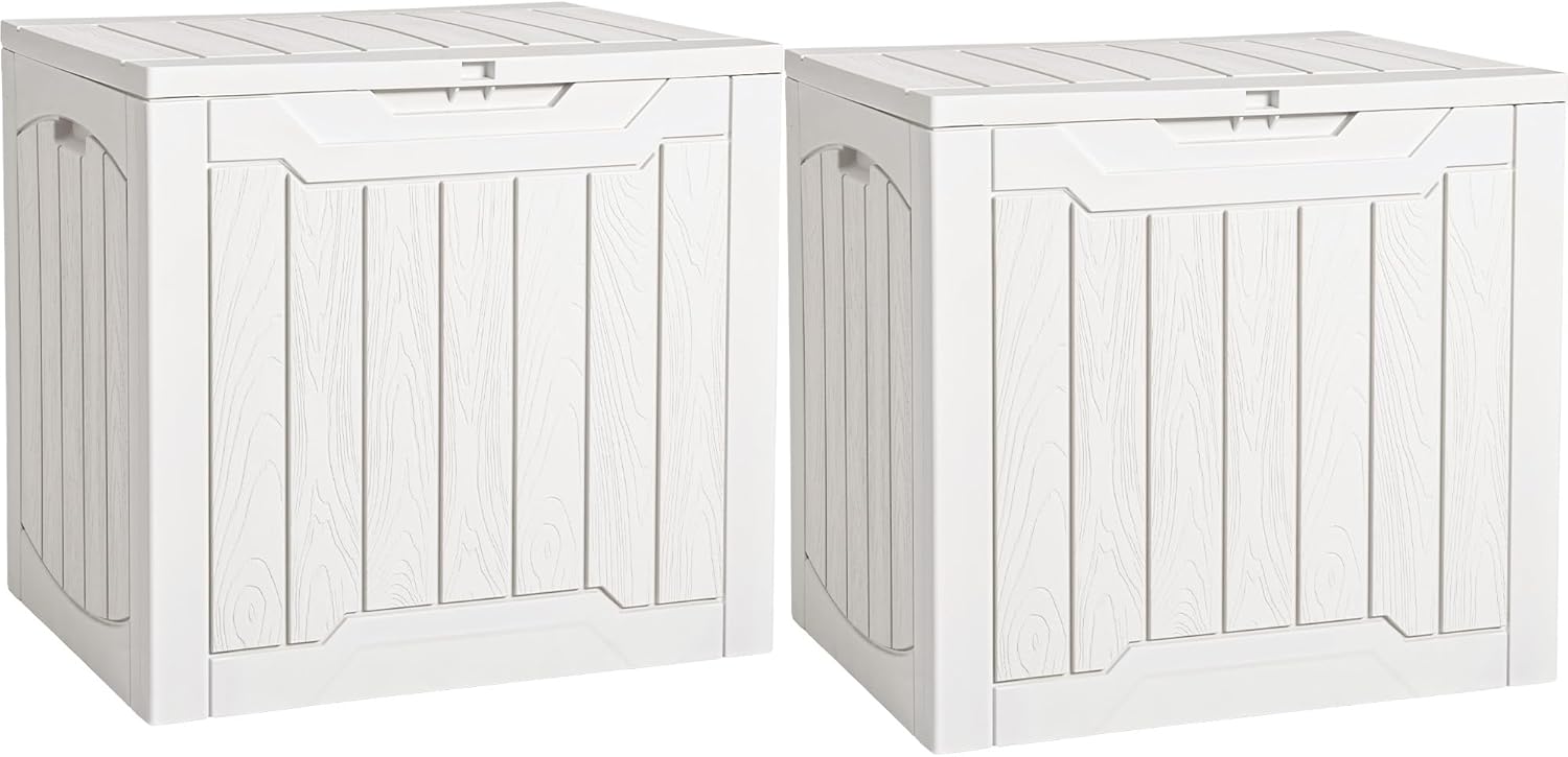 Gardening Tools Box - 31 Gallon Deck Box Set of