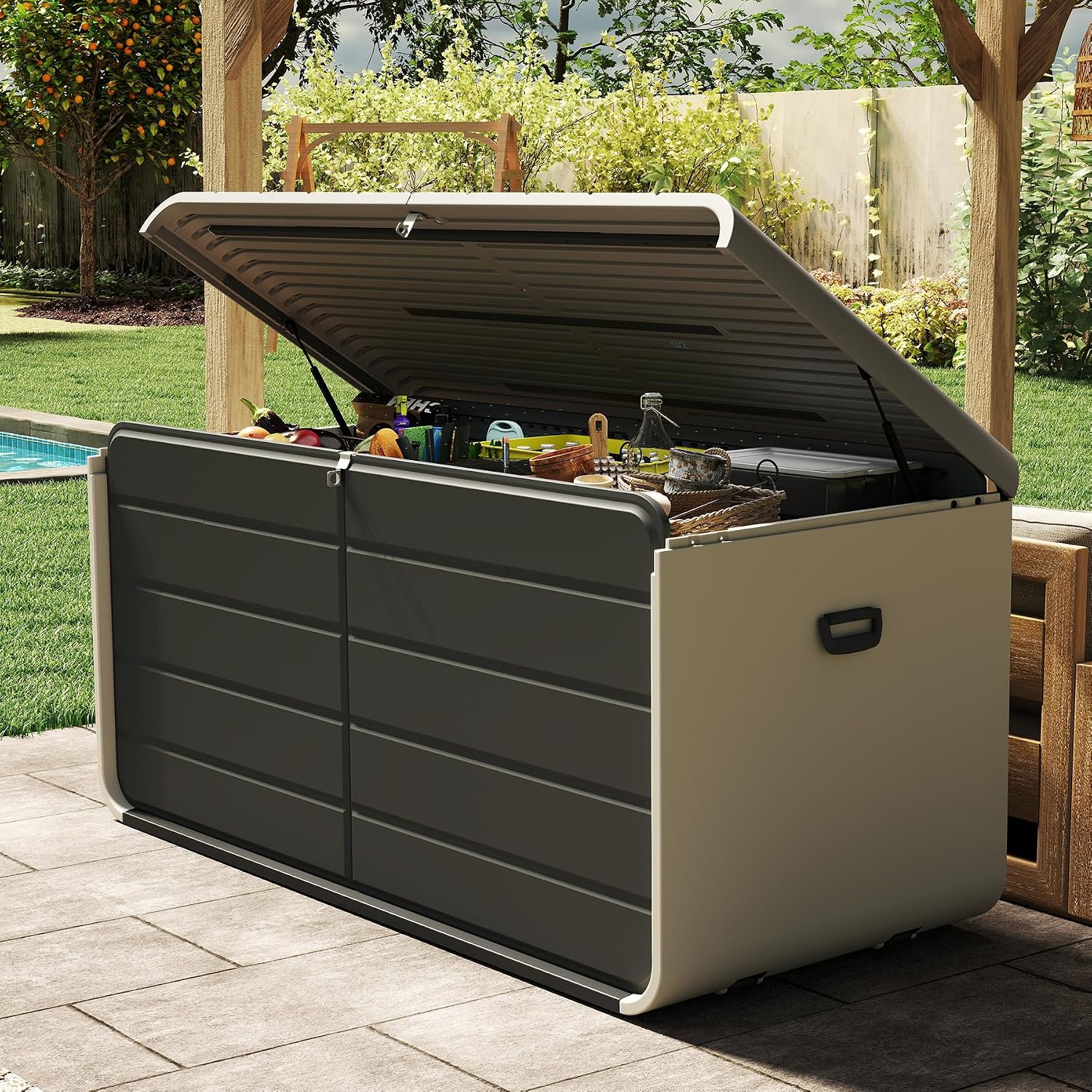 Gardening Tools Box - Indoor Outdoor Storage Box 200 Gallon,