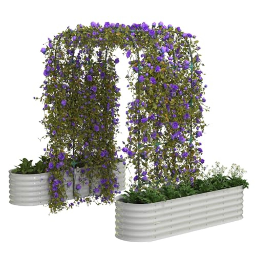 Raised Bed Planter Box - 96 Tall Galvanized Raised Garden Bed