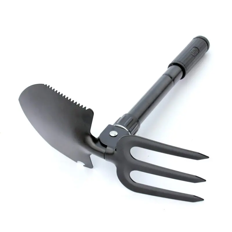 Gardening Tools Trowel - NEW Portable Multifunction Folding Shovel Stainless