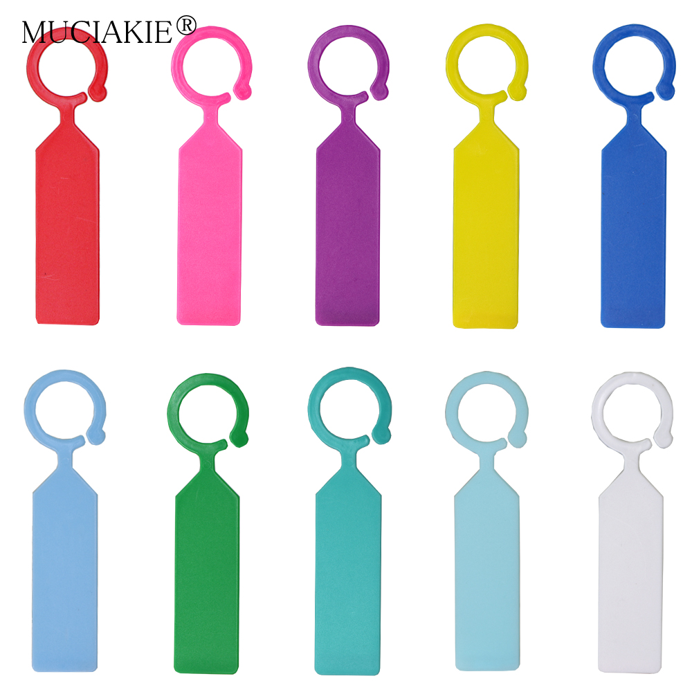 Garden Label Marker - MUCIAKIE 50 Chiếc Nhẫn Nhựa Treo