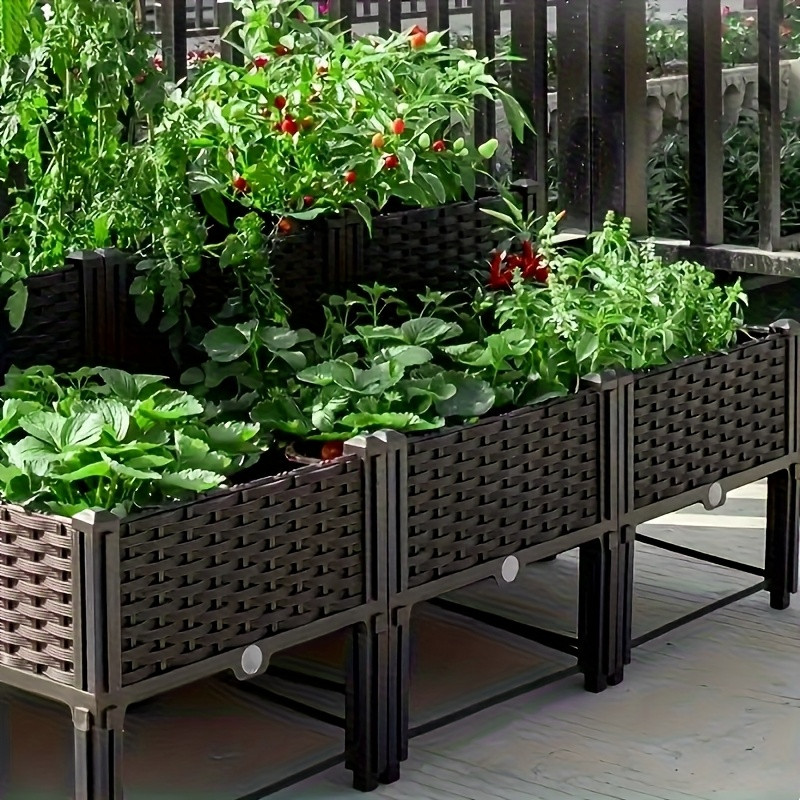 Raised Bed Planter Box - Garden Raised Bed, Elevated Flower Plant