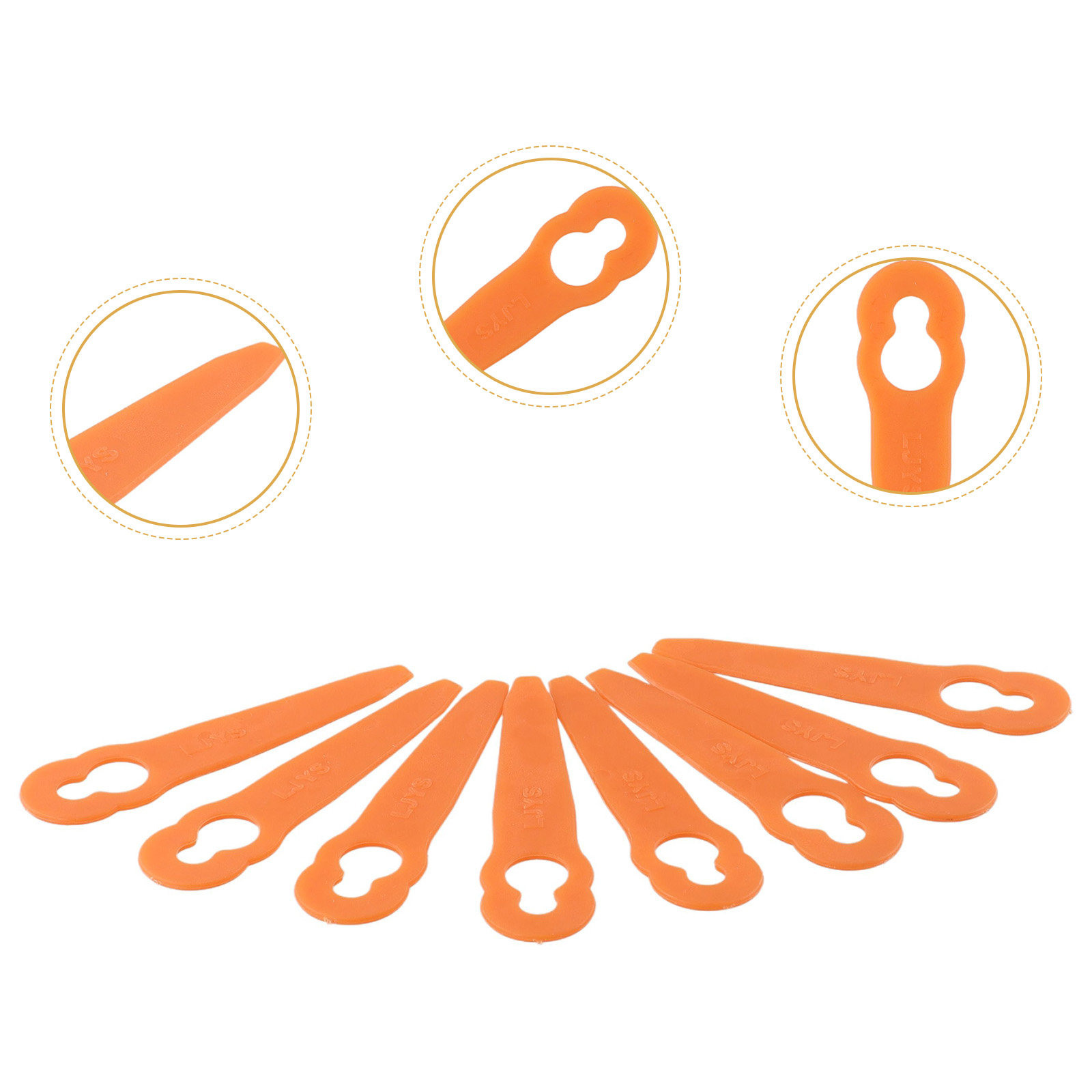 40pcs Plastic Lawn Mower Blade - đánh giá và giá Gardening Tools Quality
