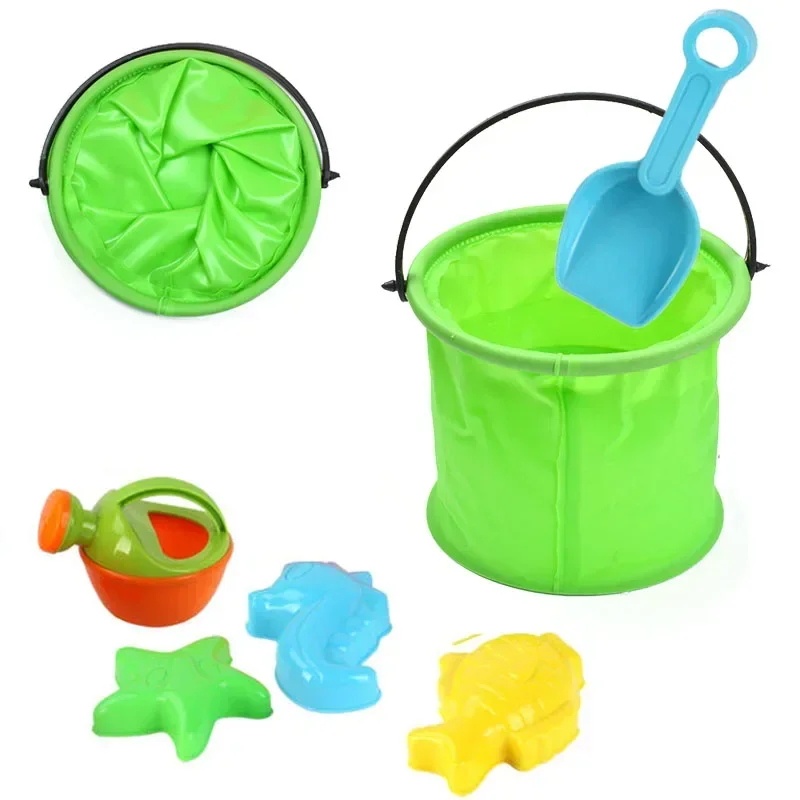 Beach Sand Bucket Toy  Collaps - đánh giá và giá Gardening Tools For Toddlers