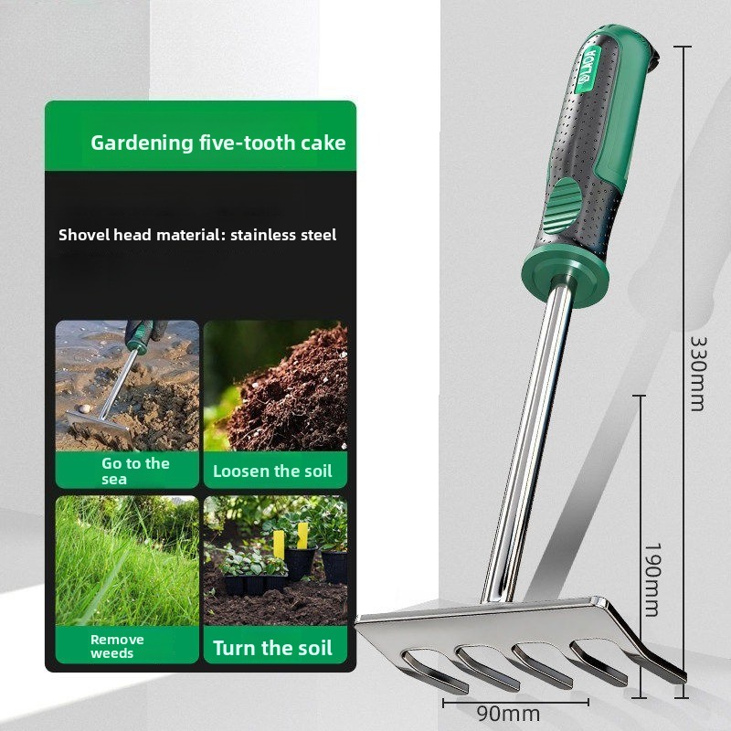 5Pcs Stainless Steel Garden Ha - đánh giá và giá Spade Digging Fork