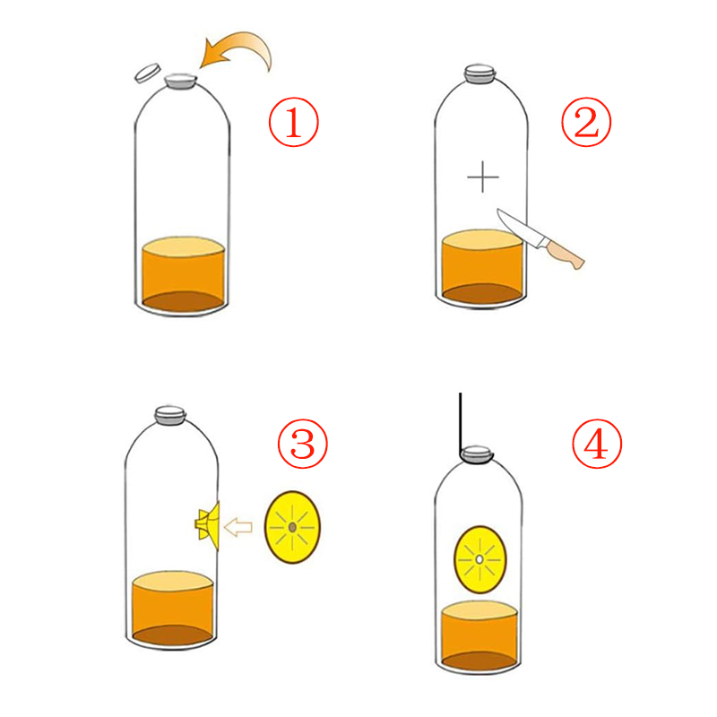 Wasp Trap Catcher Flower Shape - đánh giá và giá Gardening Tools Yellow