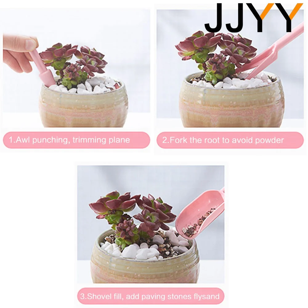 4Pcs Mini Succulent Planter Ac - đánh giá và giá Gardening Tools Set