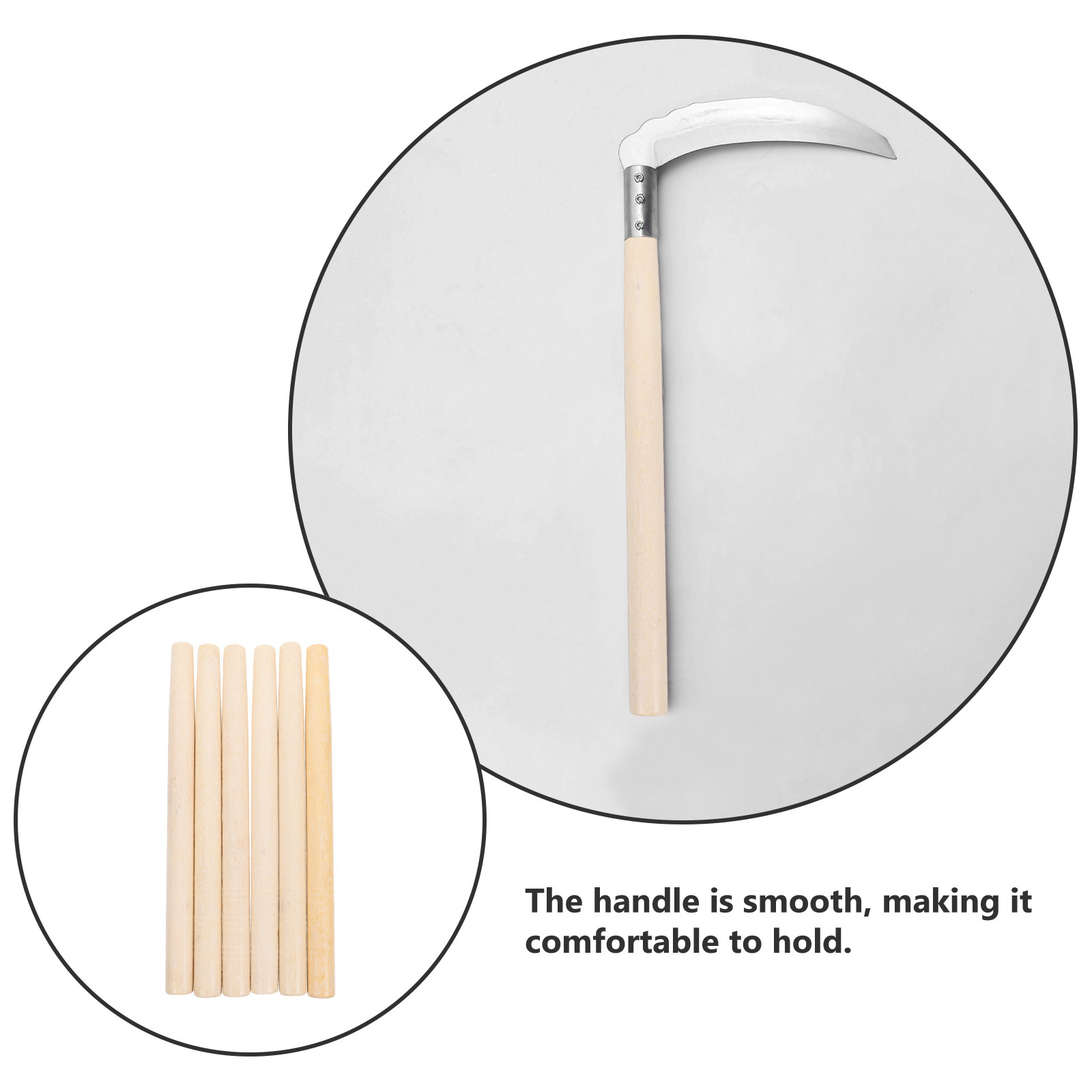 6Pcs Long Wooden Handle Set Fa - đánh giá và giá Gardening Tools Set