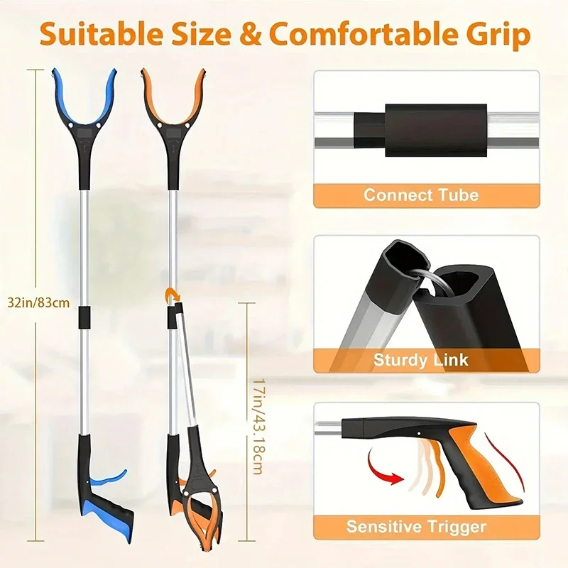 32 Inch Extra Long Foldable Gr - đánh giá và giá Gardening Tools For Elderly