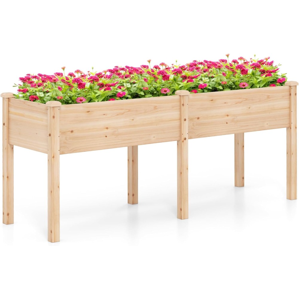 Raised Garden Bed, Elevated Wo - đánh giá và giá Raised Bed Planter Box