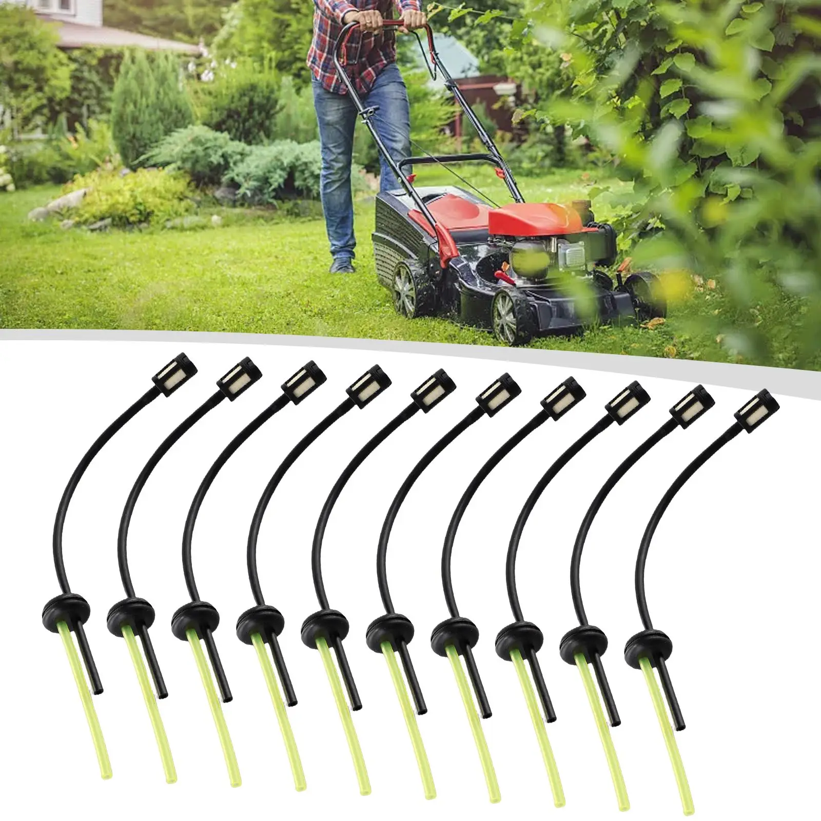 10PCS Fuel Hose Pipe with Fuel - đánh giá và giá Gardening Tools Yellow