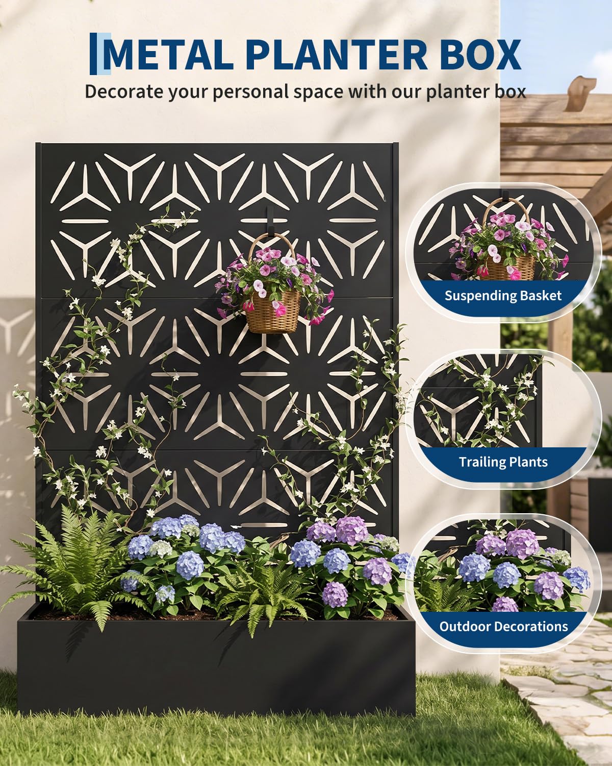 All-Weather Metal Planter Box  - đánh giá và giá Raised Bed Planter Box