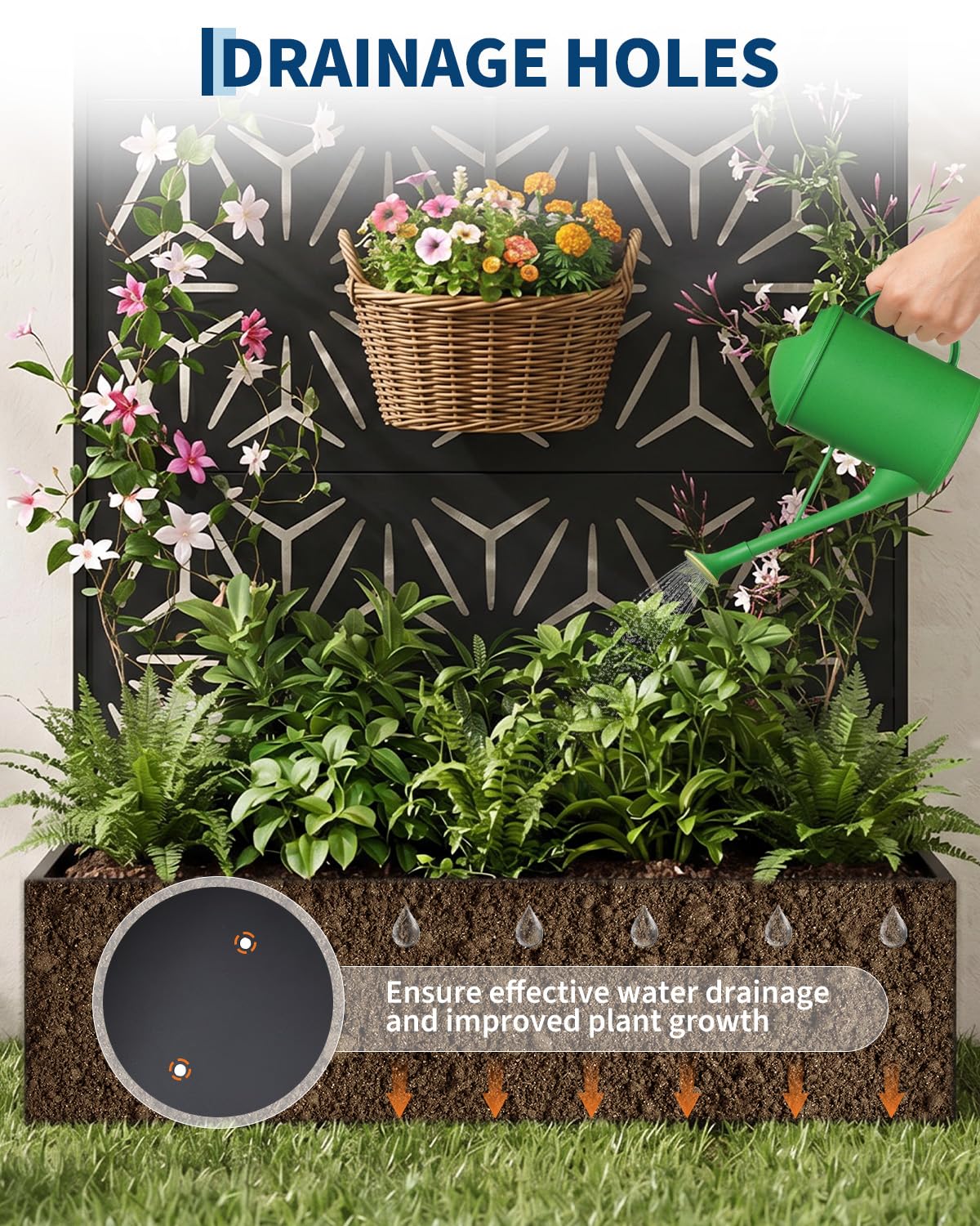 All-Weather Metal Planter Box  - đánh giá và giá Raised Bed Planter Box