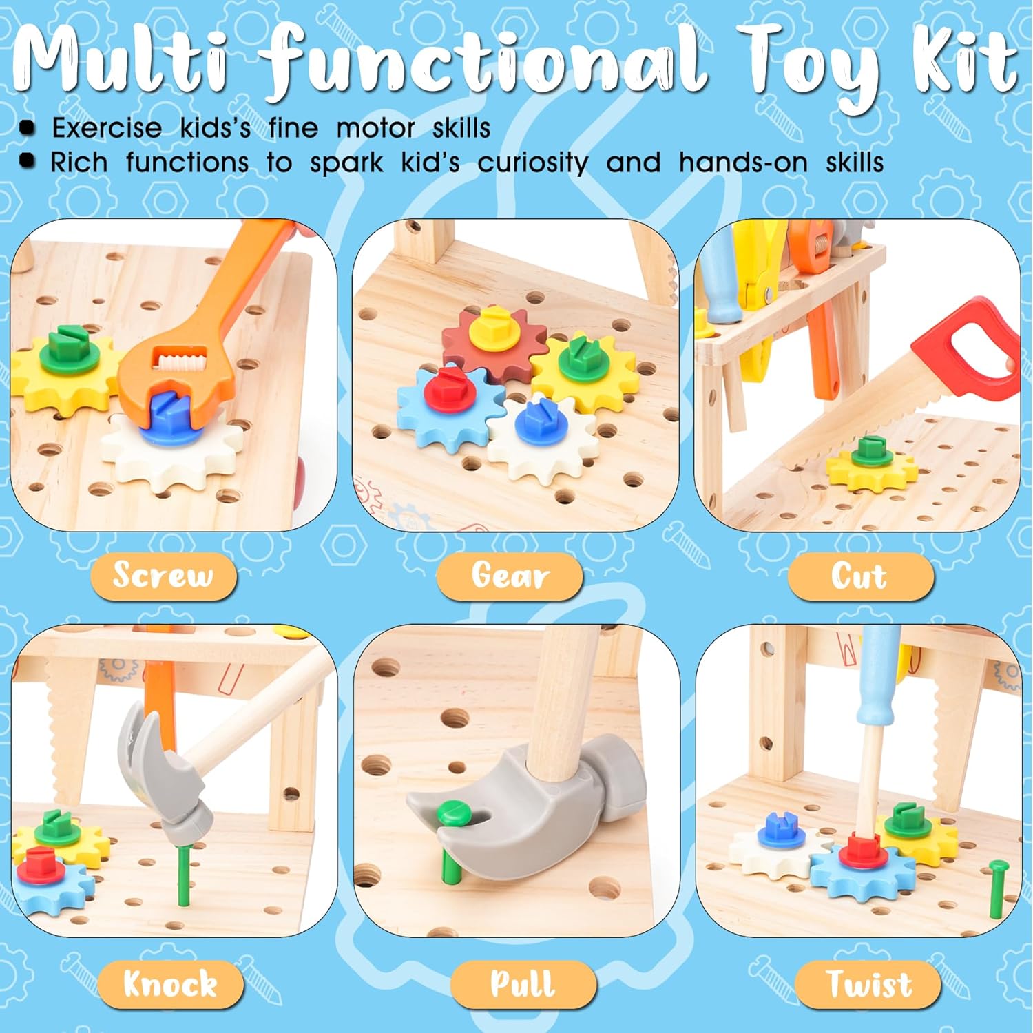 Wooden Tool Bench for Kids,Mon - đánh giá và giá Gardening Tools For Toddlers