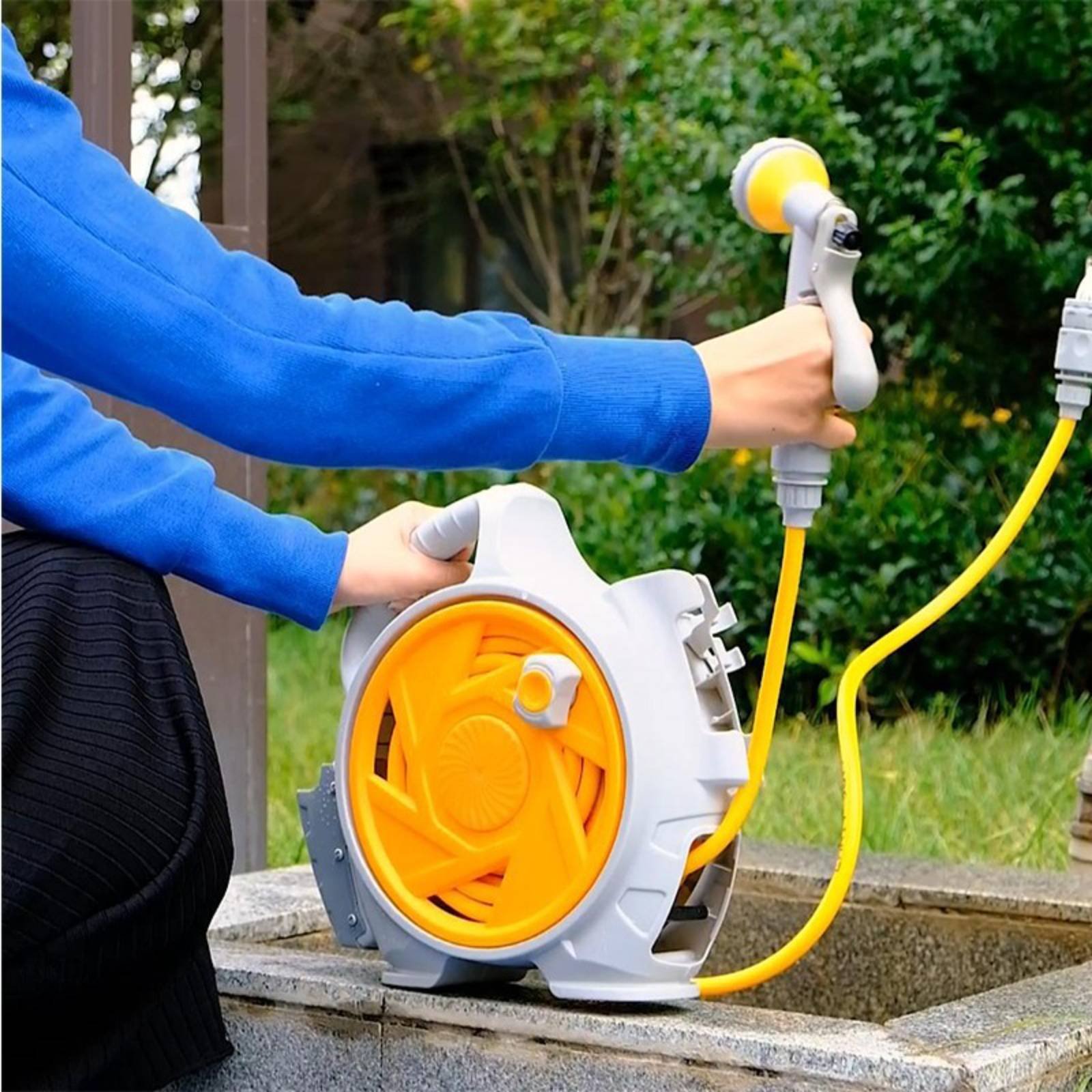Hand-Carry Water Hose Reel sna - đánh giá và giá Gardening Tools Set