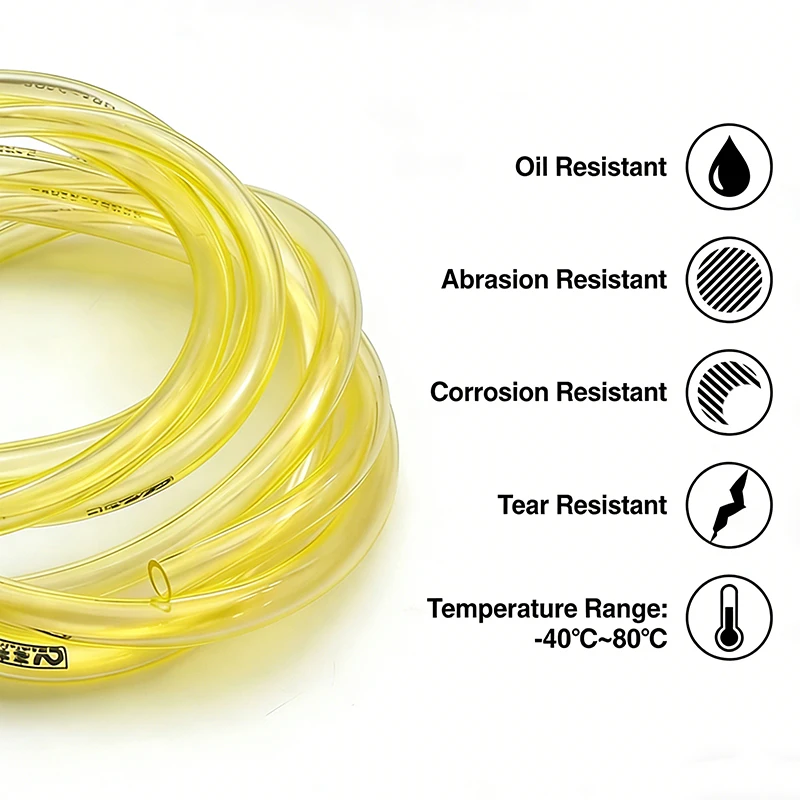 50cm/1/2/3M Yellow TPU Fuel Ga - đánh giá và giá Gardening Tools Yellow