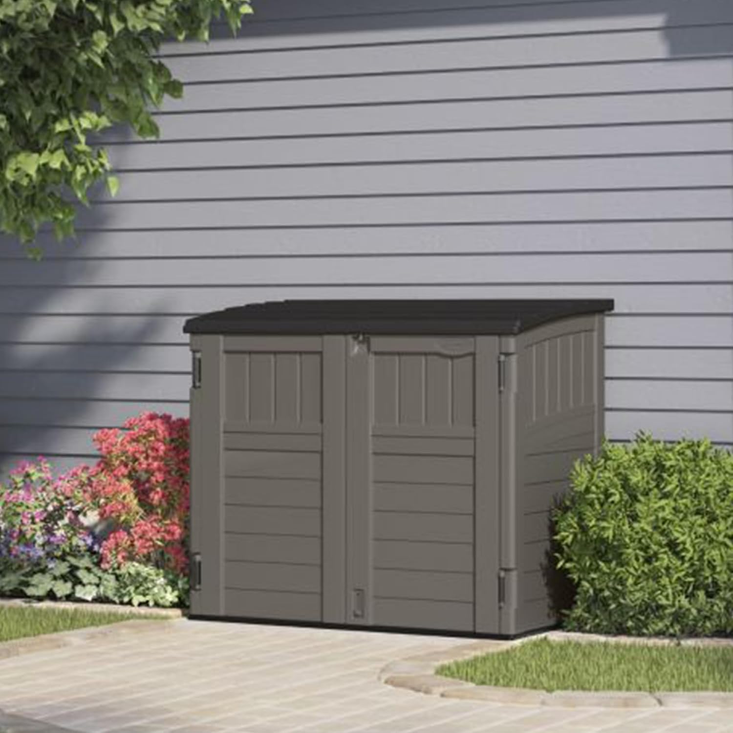 Outdoor Storage Shed For Backy - đánh giá và giá Gardening Tools Box