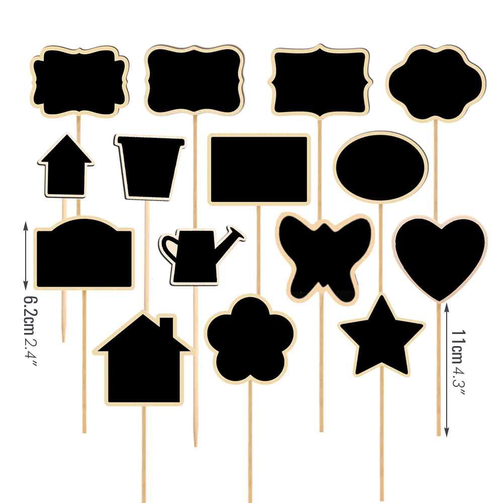 10PCS Wood Mini Chalkboard Sig - đánh giá và giá Garden Label Marker