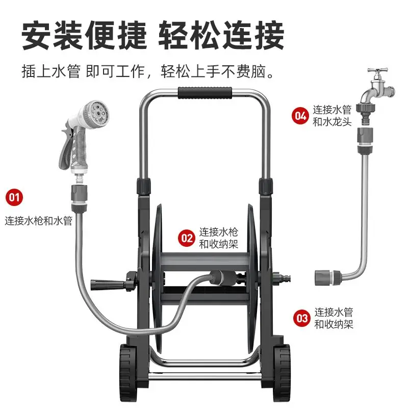 Premium Color Random Hose Reel - đánh giá và giá Gardening Tools Set
