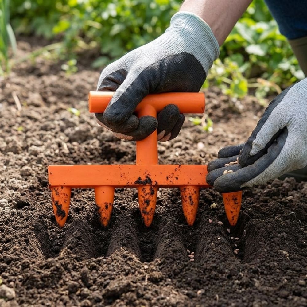 Plastic Soil Hole Drilling Too - đánh giá và giá Garden Row Marker