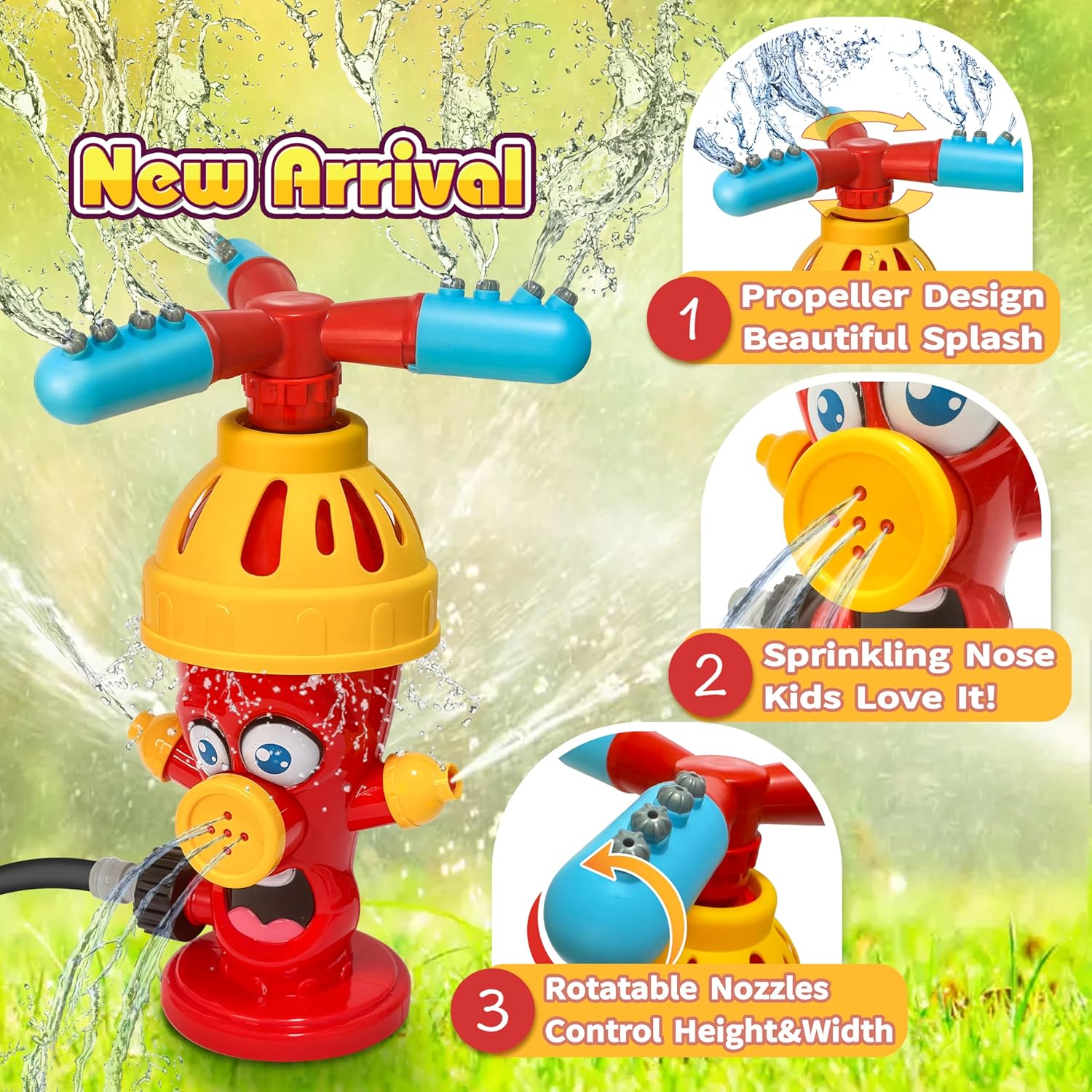 Hydrant Sprinkle Water Spray T - đánh giá và giá Gardening Tools For Toddlers