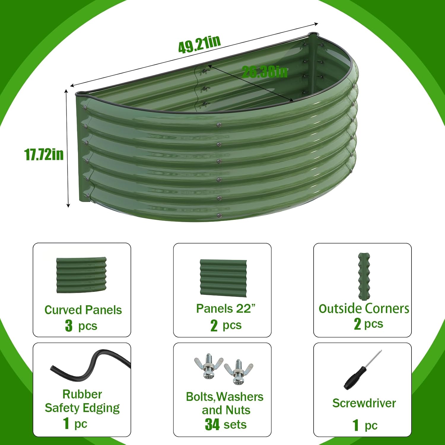 Galvanized Raised Garden Bed O - đánh giá và giá Raised Bed Planter Box