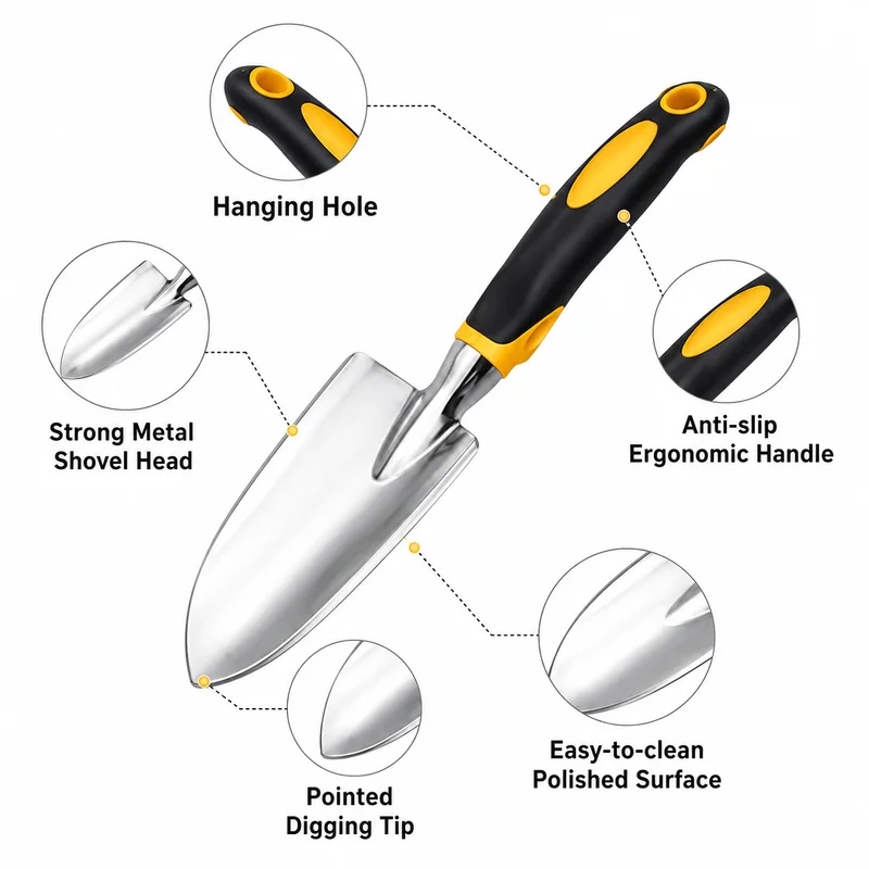 Stainless Steel Garden Trowel  - đánh giá và giá Gardening Tools Trowel