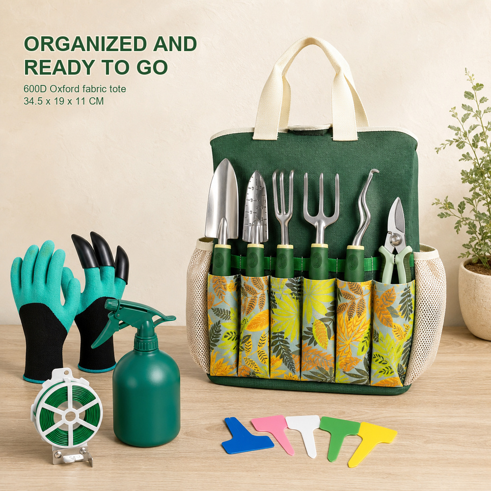 16 Piece Garden Tool Set Alumi - đánh giá và giá Gardening Tools Trowel