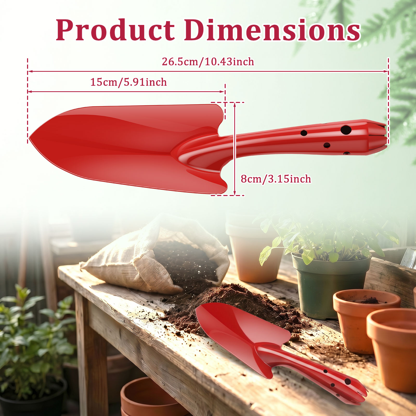 Garden Trowel Rust Resistant M - đánh giá và giá Gardening Tools Trowel