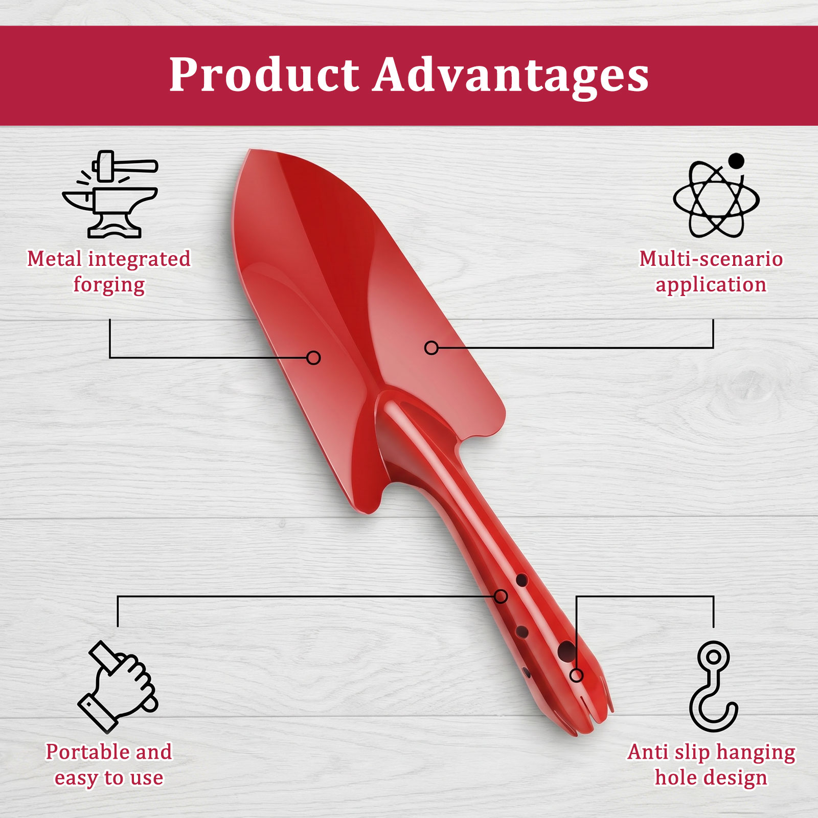 Garden Trowel Rust Resistant M - đánh giá và giá Gardening Tools Trowel