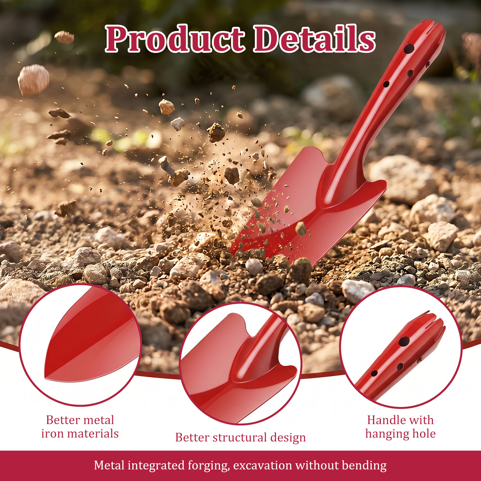Garden Trowel Rust Resistant M - đánh giá và giá Gardening Tools Trowel