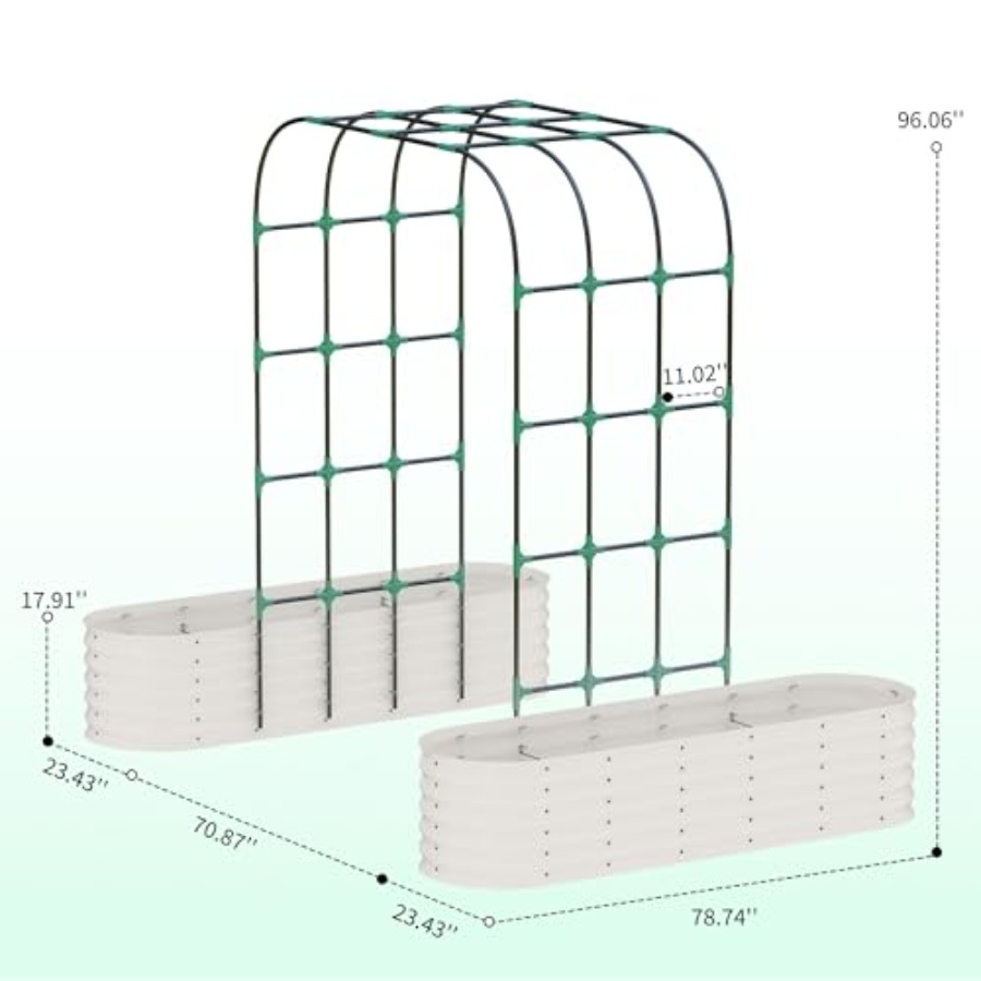 96 Tall Galvanized Raised Gard - đánh giá và giá Raised Bed Planter Box