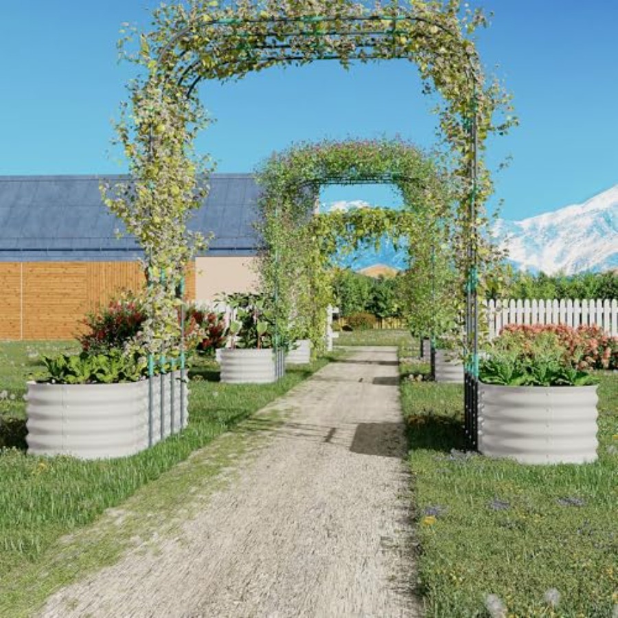 96 Tall Galvanized Raised Gard - đánh giá và giá Raised Bed Planter Box
