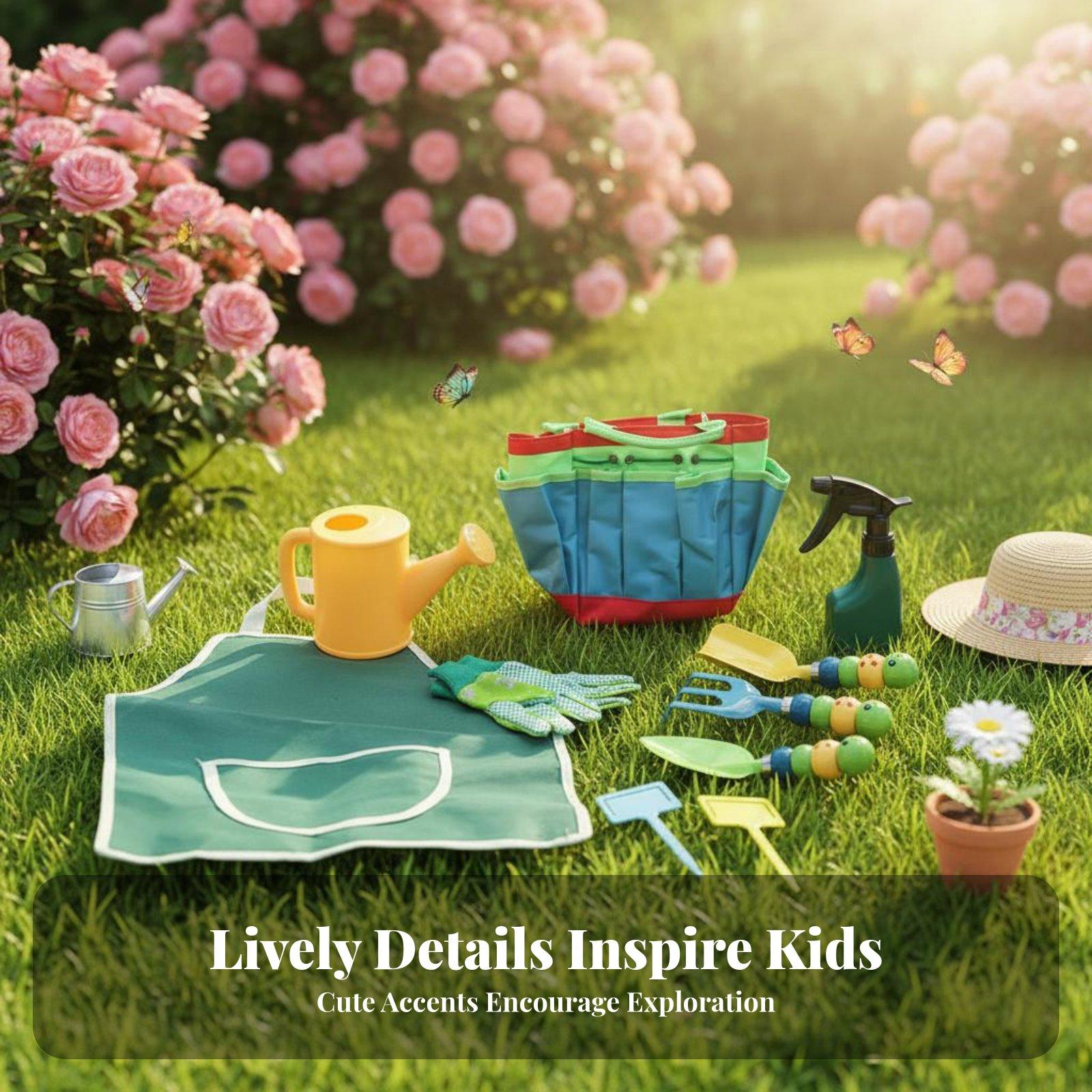 10 Pieces Kids Gardening Tool  - đánh giá và giá Gardening Tools For Young Children