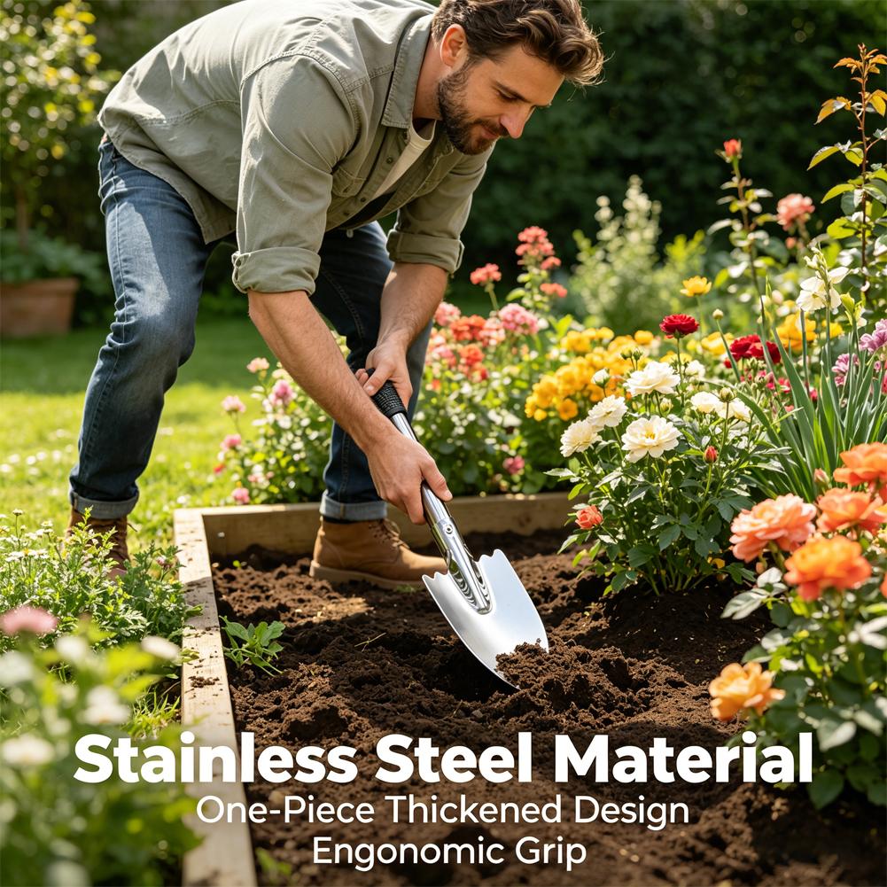 Stainless Steel Gardening Shov - đánh giá và giá Gardening Tools Trowel