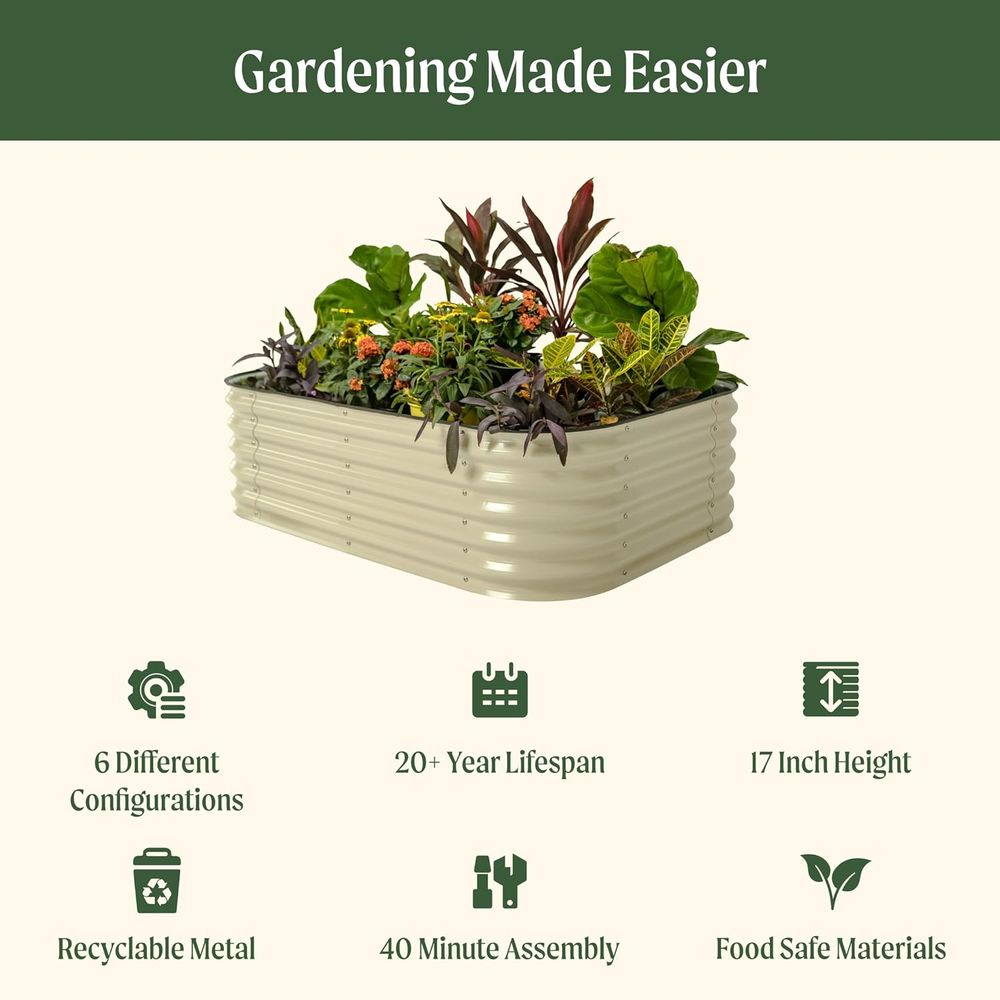 Vego garden Raised Garden Bed  - đánh giá và giá Raised Bed Planter Box