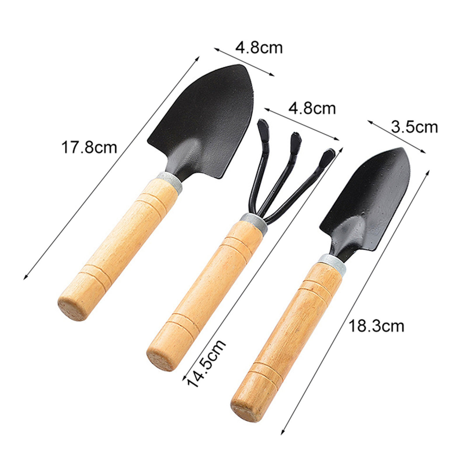 3-Piece Mini Garden Tools Set, - đánh giá và giá Gardening Tools Trowel