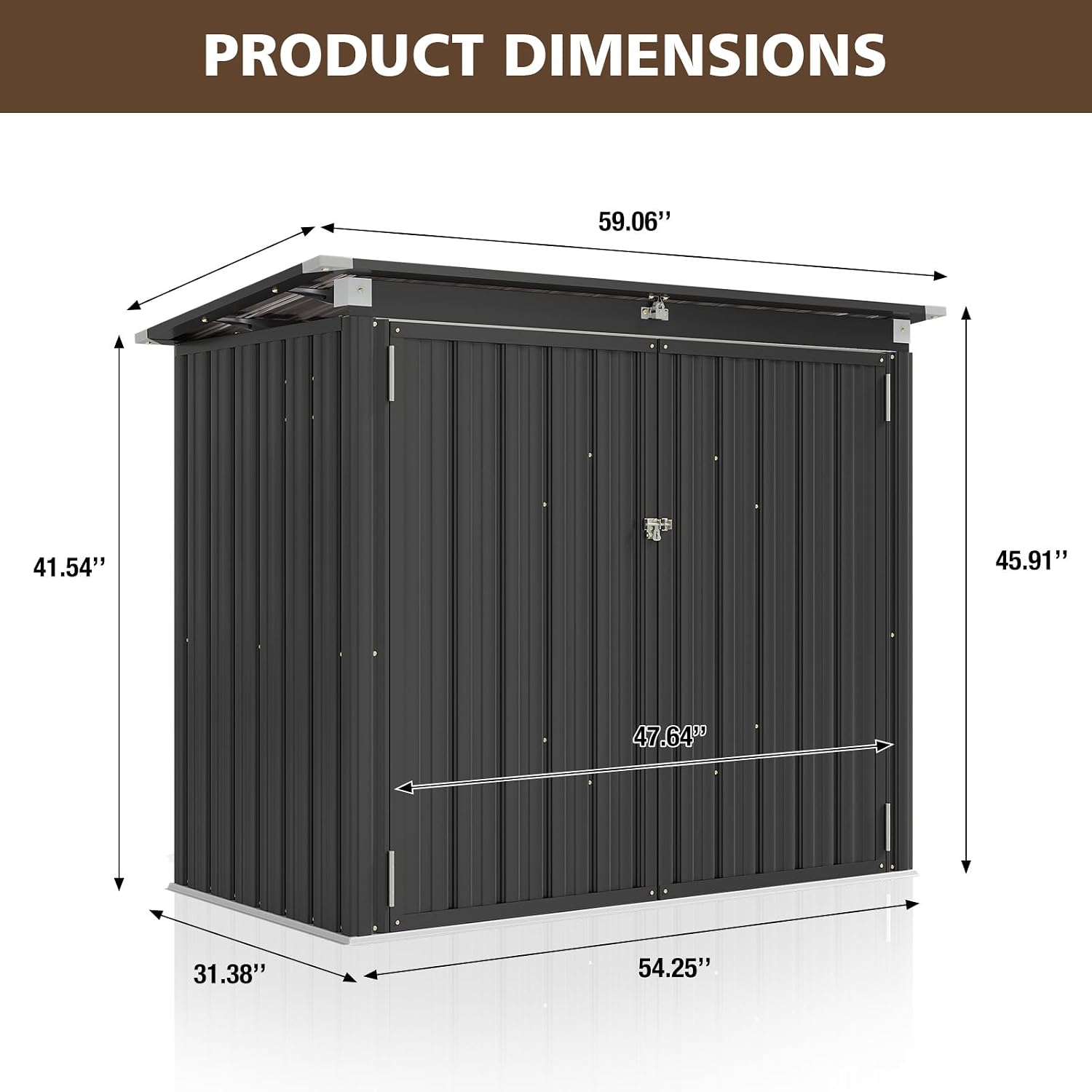 Outdoor Trash Can Storage Shed - đánh giá và giá Gardening Tools Box