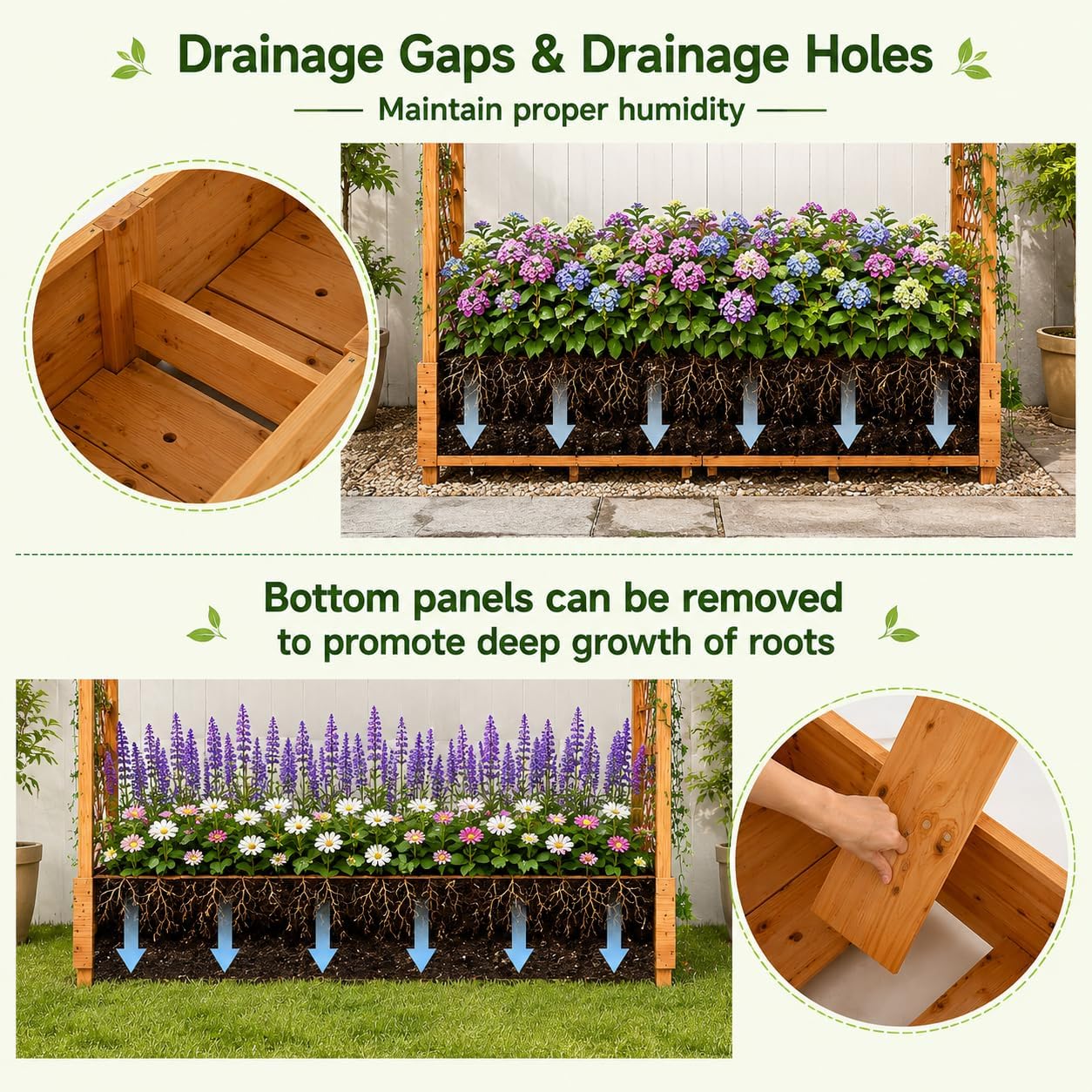 Raised Garden Bed with Trellis - đánh giá và giá Raised Bed Planter Box