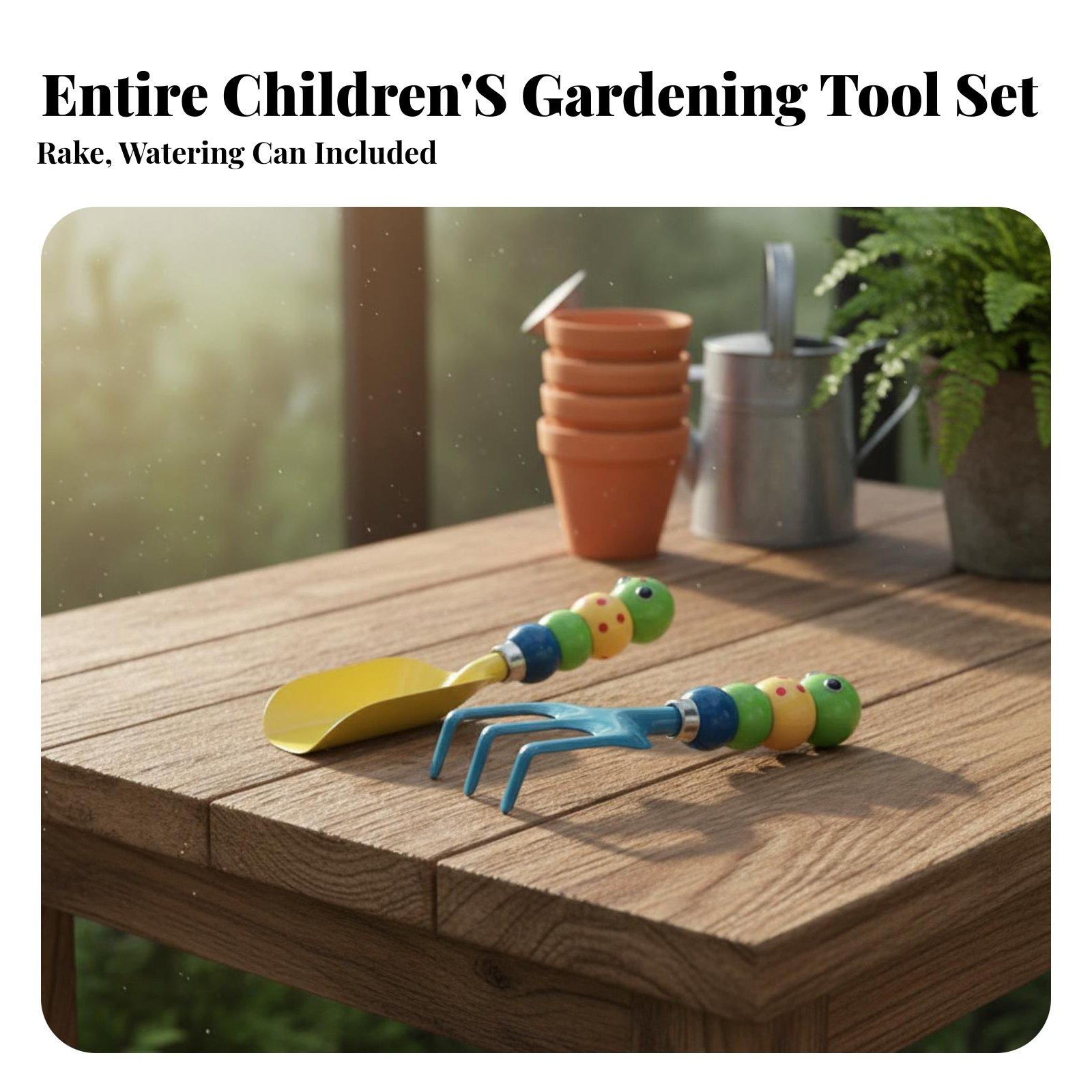 3 Pieces Kids Gardening Tools  - đánh giá và giá Gardening Tools For Young Children